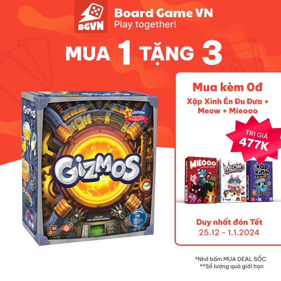 Trò chơi Boardgame Gizmos Việt