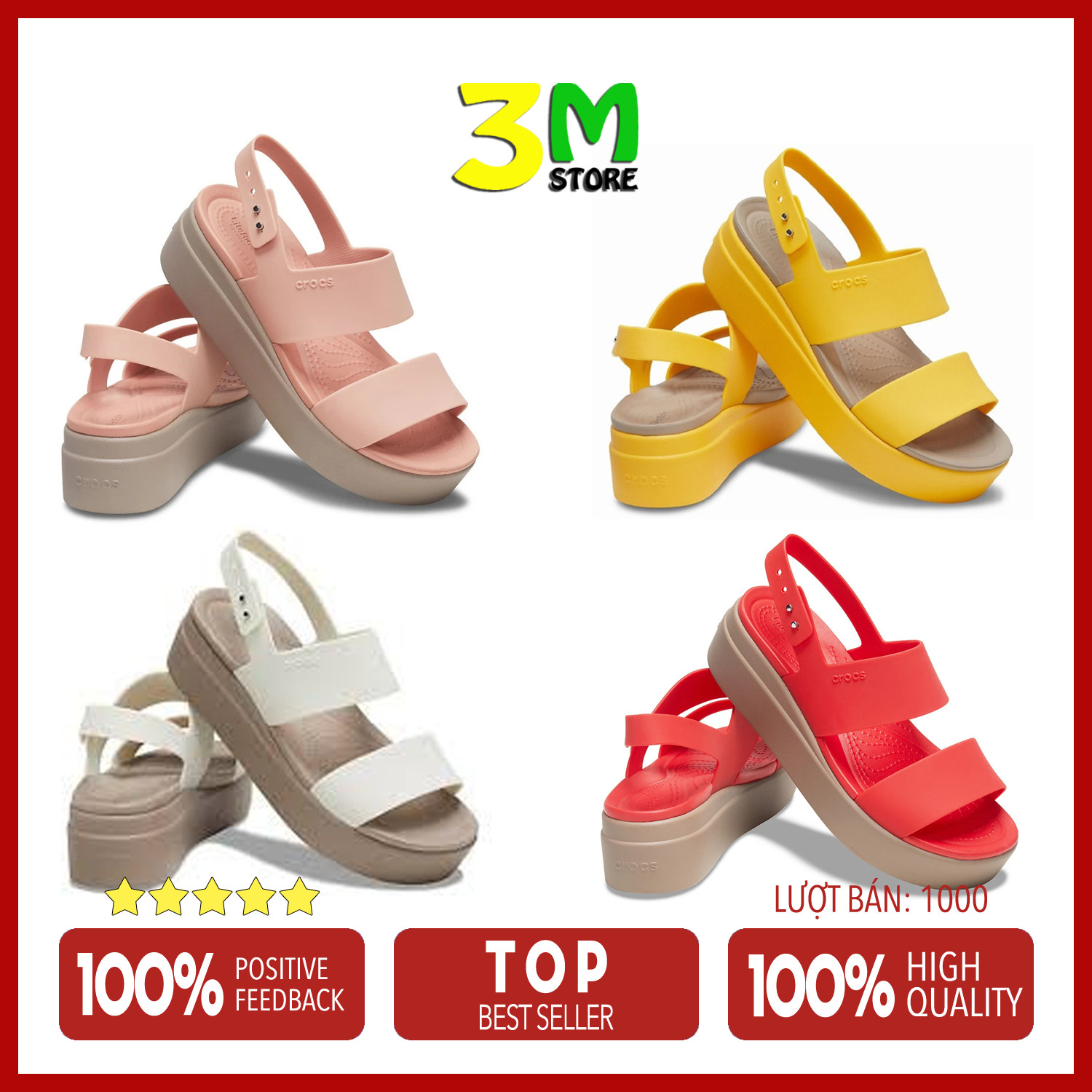 Sandal Brooklyn, Xăng Đan Cross đế bằng, Mẫu Mới Nhất 2021 Full Tag Hộp Đẹp, Êm, Bền Nhẹ Cao Cấp Nhiều Màu đi làm đi chơi sang trọng, lịch sự