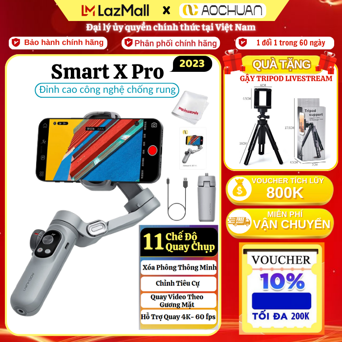 Mobile phone gimbal-Gimble smart phone X Pro-video stick-photography