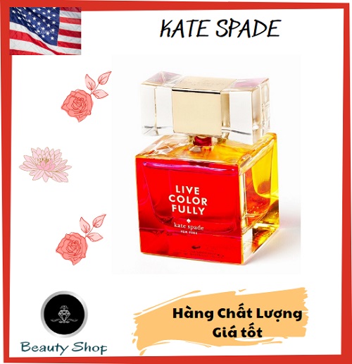 HCM][ HÀNG MỸ ] Chính Hãng Nước Hoa KATE SPADE New York INFULL BLOOM ( 100  ml ) Tỏa hương xa mùi thơm lâu siêu quyến rũ 