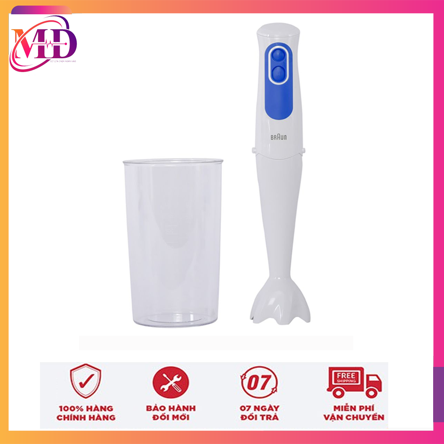 Máy xay cầm tay và sục cháo Braun MQ 3000 Smoothie