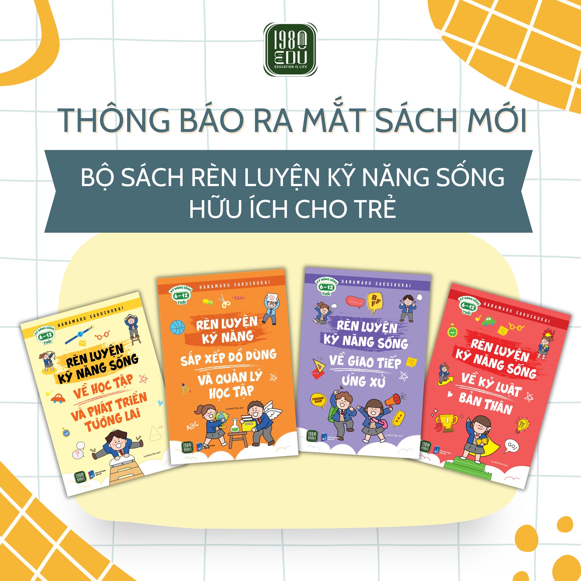 Sách - Combo 6 cuốn; Rèn Luyện Kỹ Năng Sống