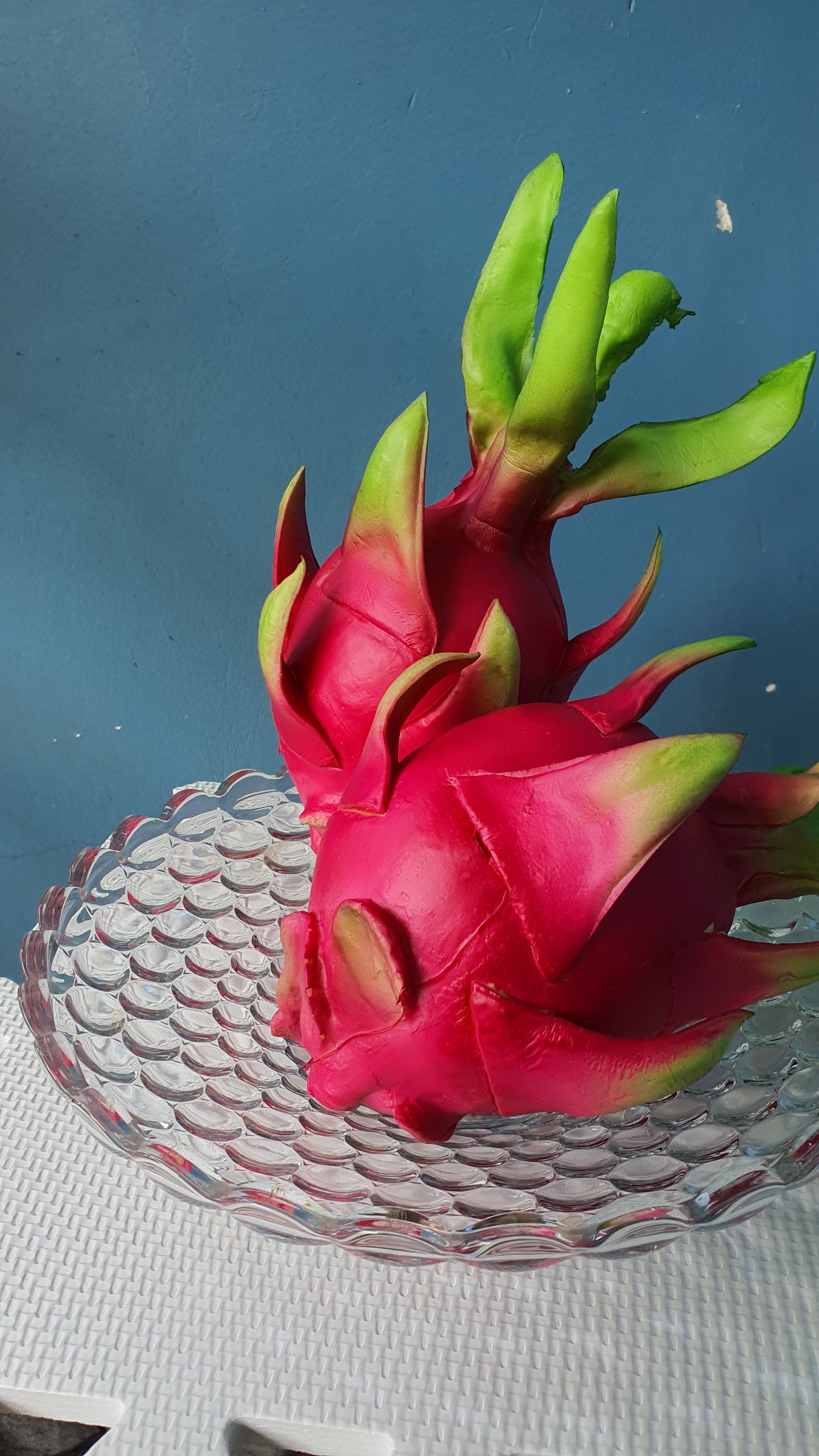 1 Trái thanh long giả hàng cao cấp như thật chất liệu mút mềm - Trái cây giả - Hương Flower