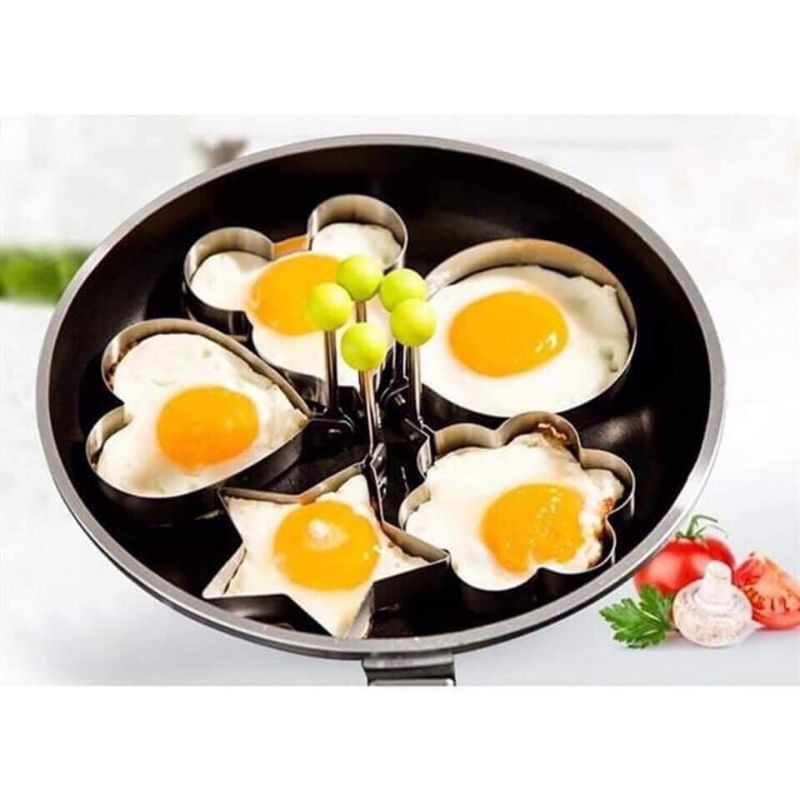 Set 4 khuôn chiên trứng 4 hình khác nhau