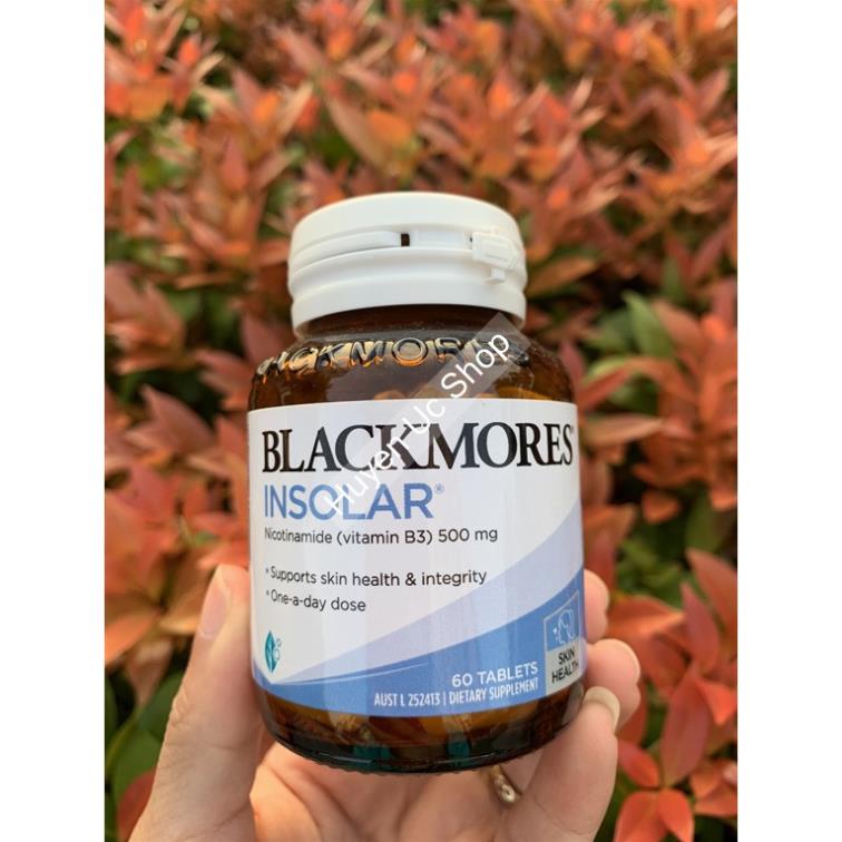 Viên uống đẹp da, bổ sung vitamin B3 Blackmores Insolar của Úc lọ 60 viên