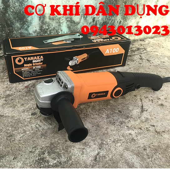 Máy mài cắt cầm tay 1 tấc 10mm ruột đồng nguyên chất, Máy mài góc, máy mài cầm tay, máy cắt cầm tay TANAKA, máy cắt con chuột