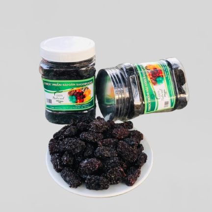 1Kg (2 hộp) Táo tàu đen sấy dẻo ngọt  - SAGOFOOD