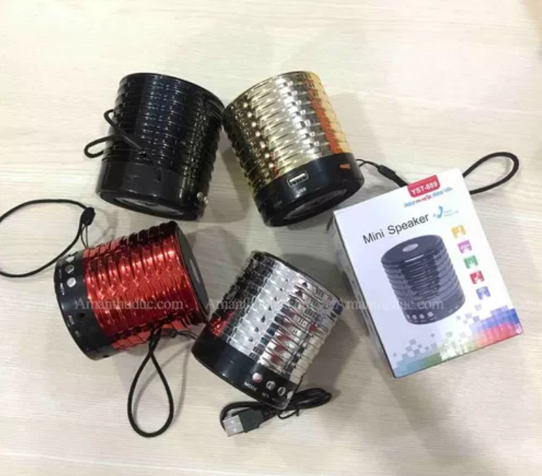 Loa bluetooth mini ak-889, loa du lịch, loa nghe nhạc có giá đỡ hot trend 2022