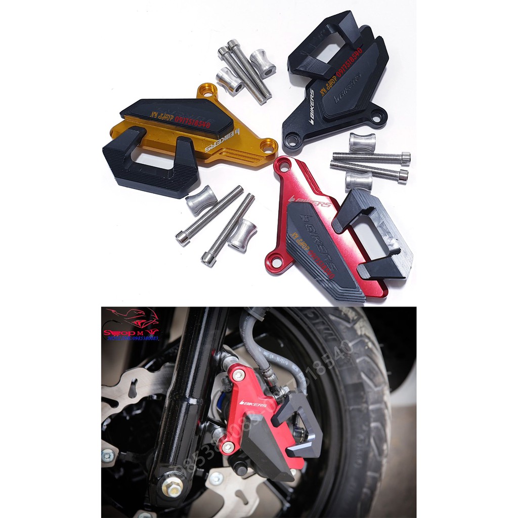 PÁT BẢO VỆ HEO DẦU TRƯỚC NHÔM CNC CHO XE SH VIỆT 125I / 150I SH 2013 TỚI SH 2020 - 2021