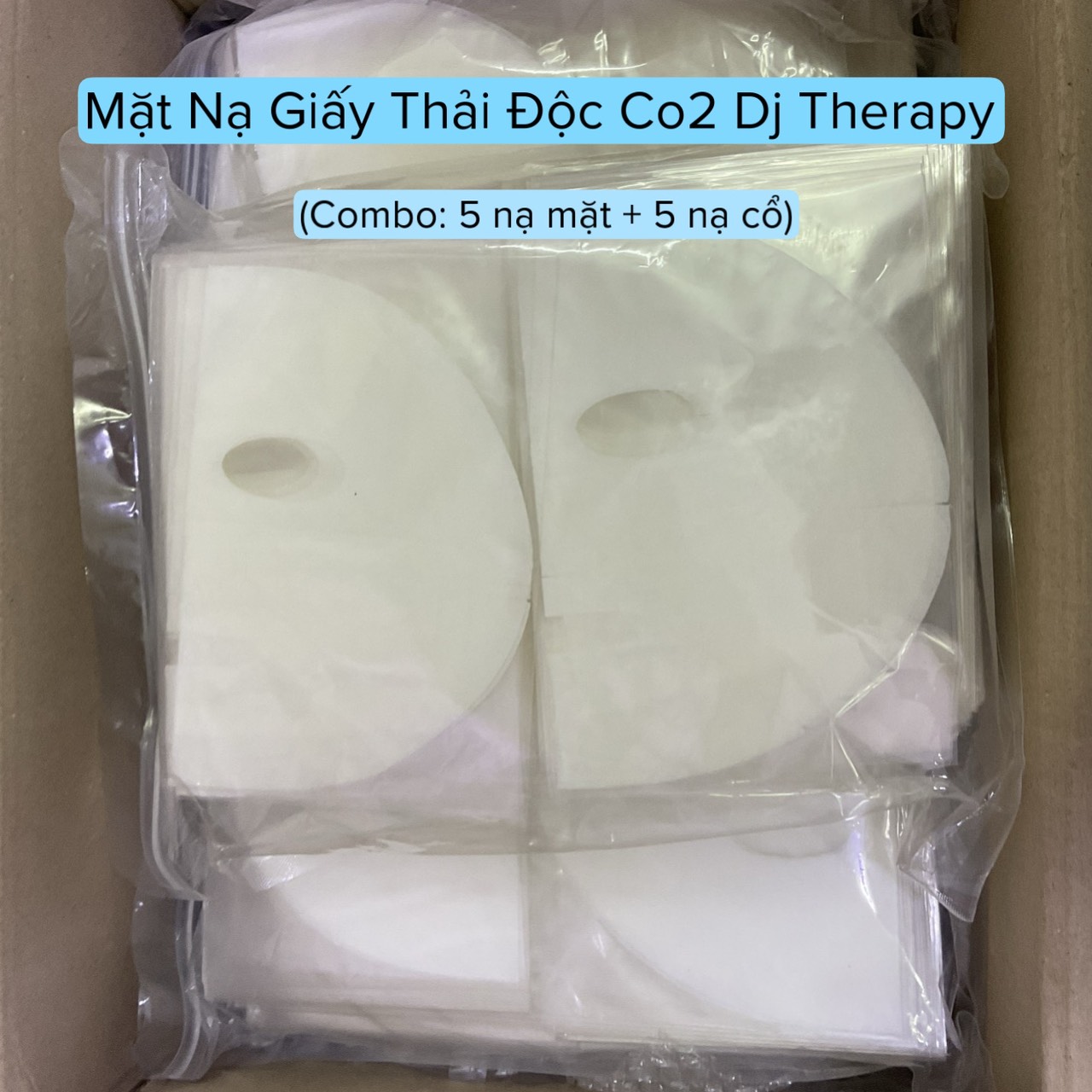 Mặt Nạ Giấy Thải Độc CO2 Dj Carbon Therapy không kèm túyp gel