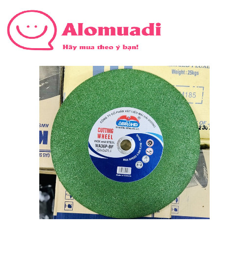 Đá cắt 355mm abrahd xanh