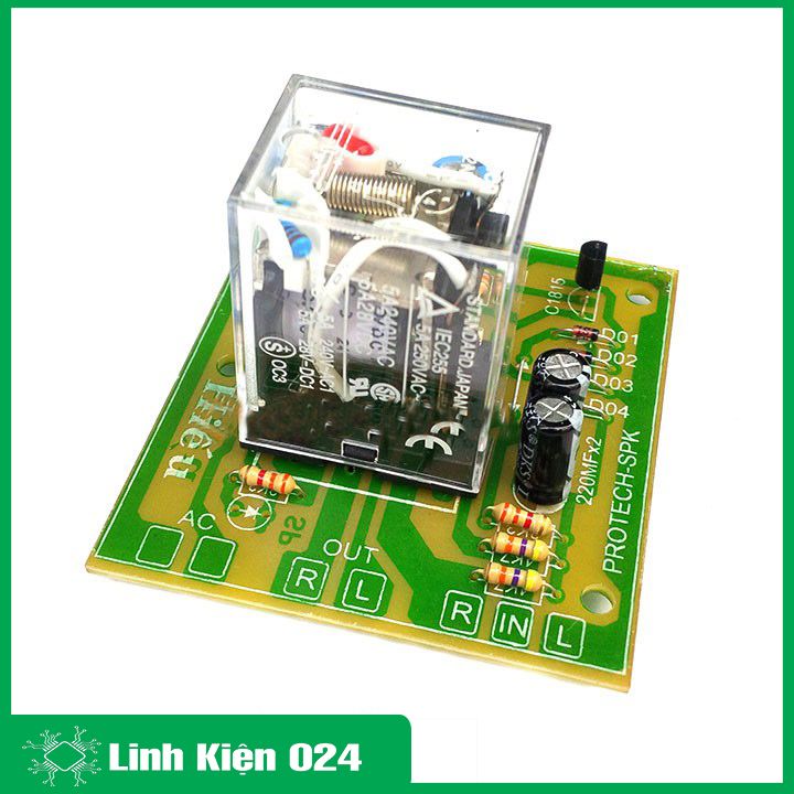 Mạch bảo vệ loa made in Việt Nam tránh rò điện vào loa khi mở máy