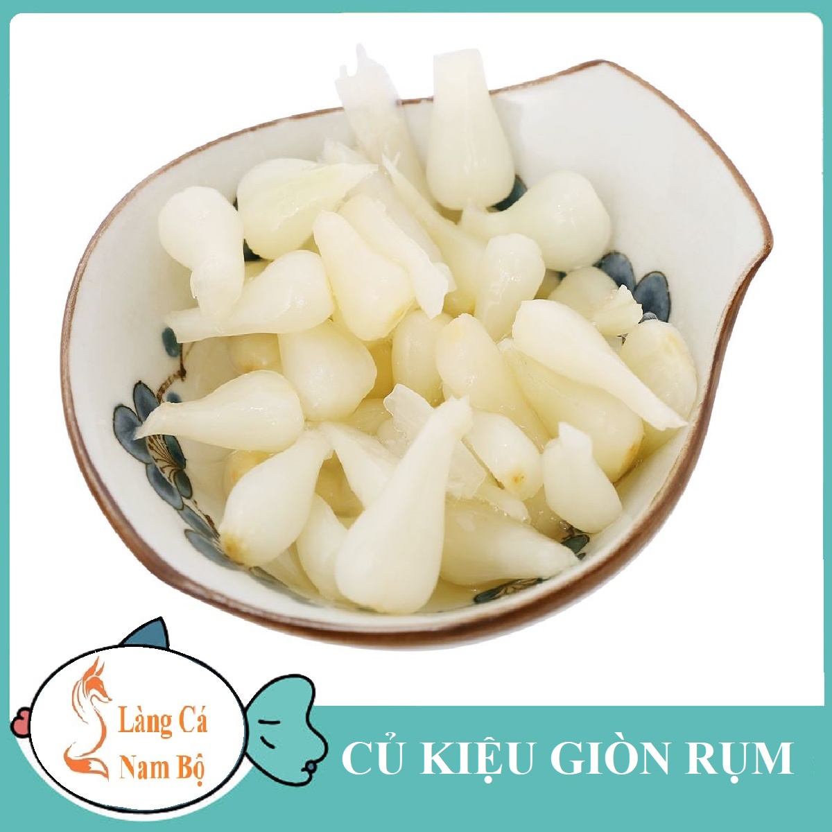 Củ kiệu giòn rụm rụm muối dưa hành giòn, ngon, không bị thâm vỏ-củ kiệu giòn tan thơm mới