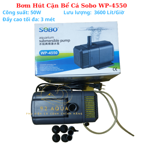 Bơm hút cặn bể cá sobo wp-4550 - bơm nước cao cấp cho hồ cá