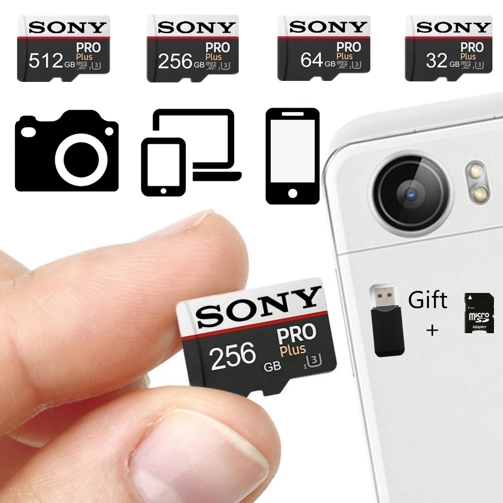 Thẻ Nhớ SONY Micro SD Mini TF 1tb 512gb 256gb 128gb 64gb
