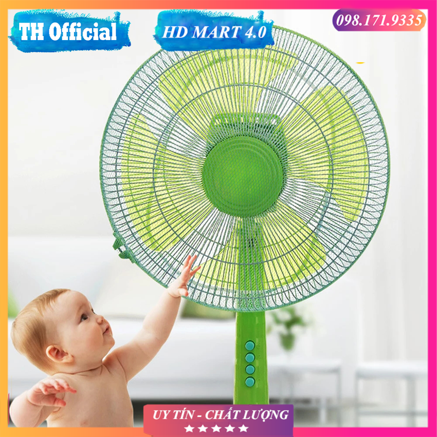 Màn bọc trùm quạt chống bụi tránh đứt tay bé, màn bọc quạt an toàn cho bé, lưới bọc quạt chống bụi bẩn