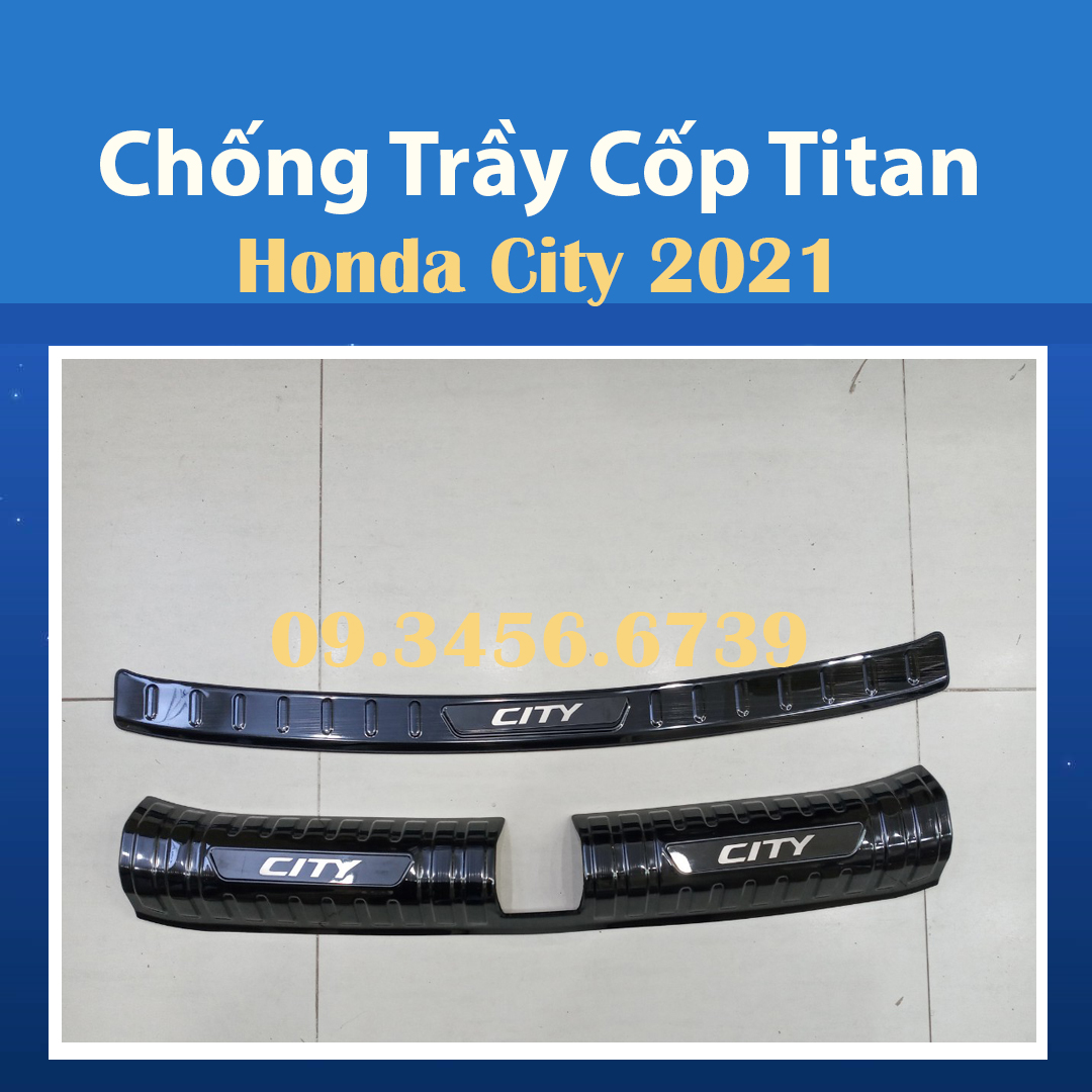 Chống Trầy Cốp Xe Honda City 2021 2022 Mẫu Titan Cao Cấp Giúp Chống Xước, Làm Đẹp Xe, Có Sẵn Keo Dính 2 Mặt, Lắp Đặt Dễ Dàng Tại Nhà