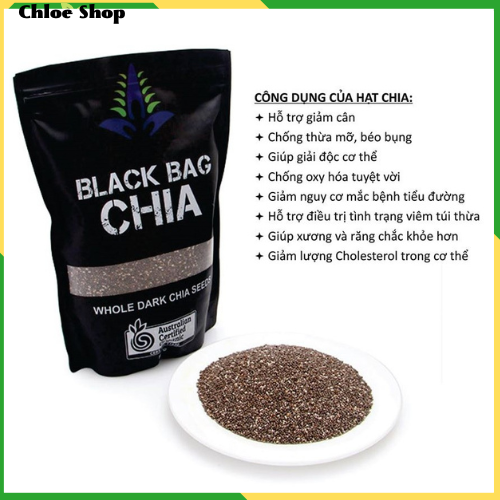 Hạt chia úc hỗ trợ giảm cân hiệu quả 500g