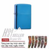Bật lửa đá xăng hoahai + tặng kèm găng tay hình xăm 3d