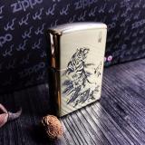 Zippo Mãnh Hổ Khắc 3 Mặt phiên bản giới hạn (made in USA) tem đỏ, chính hãng Mỹ - Manmate (không bao gồm xăng)