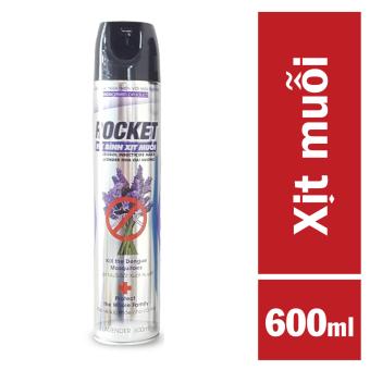 Bình Xịt Muỗi Rocket Hoa Oải Hương (600ml)  