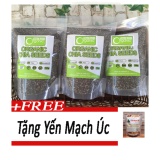 [HCM]Bộ 1 Hạt chia  Organic Chia Seeds 1kg +TẶNG YẾN MẠCH ÚC 500G