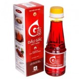 Bộ 2 dầu gấc việt nam g8 185ml
