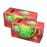 Bộ 2 hộp trà túi lọc cozy hương đào 50g