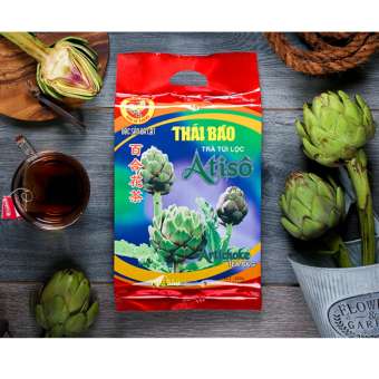 Bộ 3 bịch trà atiso túi lọc (100 túi/ bịch) Thái Bảo Đà Lạt
