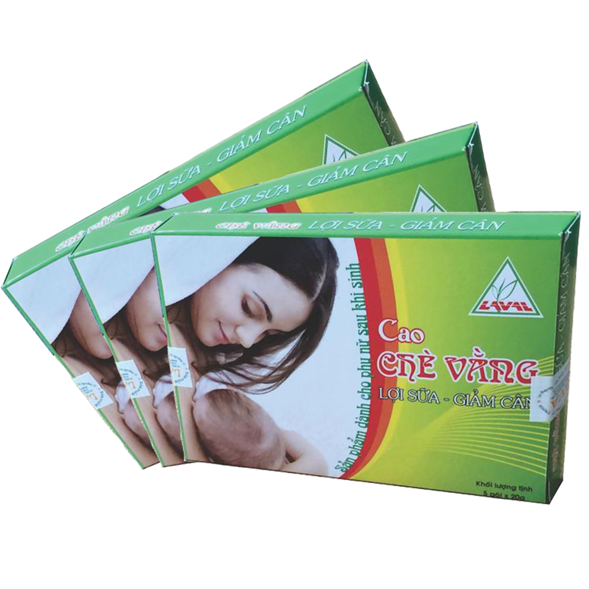 Bộ 3 Hộp Cao Chè vằng LAVA