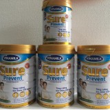 Bộ 3 hộp sữa bột Vinamilk Sure Prevent 900g tặng 1 hộp sữa bột Sure Prevent 400g - Sữa tốt cho tim mạch