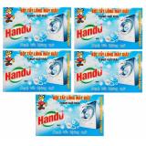 Bộ 5 hộp 10 gói bột tẩy lồng máy giặt siêu sạch hando bh135