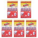 Bộ 5 hộp bột tẩy cặn vôi, canxi ấm nước, bình nóng lạnh Hando tiện lợi GD19