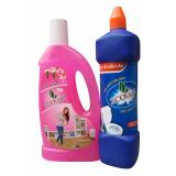 Bộ sản phẩm lau sàn + tẩy bồn cầu cao cấp Ecolight