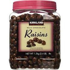 Socola sữa nhân nho Kirkland Milk Chocolate Raisins của Mỹ hộp nguyên