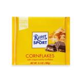 Combo 2 thanh Chocolate Sữa Ritter Sport Nhân Bánh Ngô Nướng Cornflaker - 100G