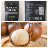 Combo 1 gói: hạt mắc ca úc nhân to thơm giòn mỏng vỏ thượng hạng 500g & hạt chia úc organic black bag 500g