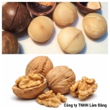 Combo 1 Gói: Hạt mắc ca Úc Nhân to thơm giòn Mỏng vỏ Thượng hạng 500G và Hạt Óc Chó Mỹ Nhân to thơm giòn Mỏng vỏ Thượng hạng 500G