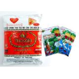 Combo 1 gói Trà Thái đỏ 400g và 3 gói Bột thạch rau câu con cá dẻo 10gr- Nguyên liệu pha trà sữa Thái đỏ