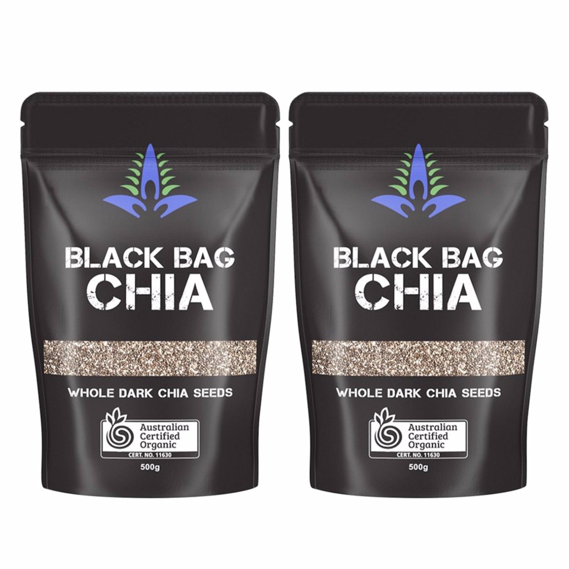 Combo 2 Túi Hạt Chia Úc Black Bag Chia Nhập Khẩu Úc 500g