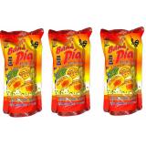 Combo 3 gói bánh pía đậu xanh sầu riêng loại đặc biệt 1 trứng muối - công lập thành - 550g