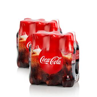 Combo bộ đôi Nước ngọt có ga Coca-Cola lốc 6 chai 390ml  