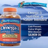 Dầu cá hồi 100% tự nhiên pure alaska omega 180 viên - hàng mỹ