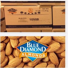 Hạt hạnh nhân Mỹ đã tách vỏ còn sống 500g