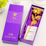 Hoa hồng mạ vàng 24K bông màu vàng