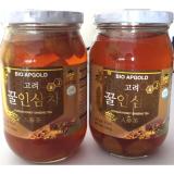 [FreeshipMAX] Sâm tươi ngâm mật ong Bio Hàn Quốc bộ 2 lọ 580gr-PP Sâm Yến Thái An