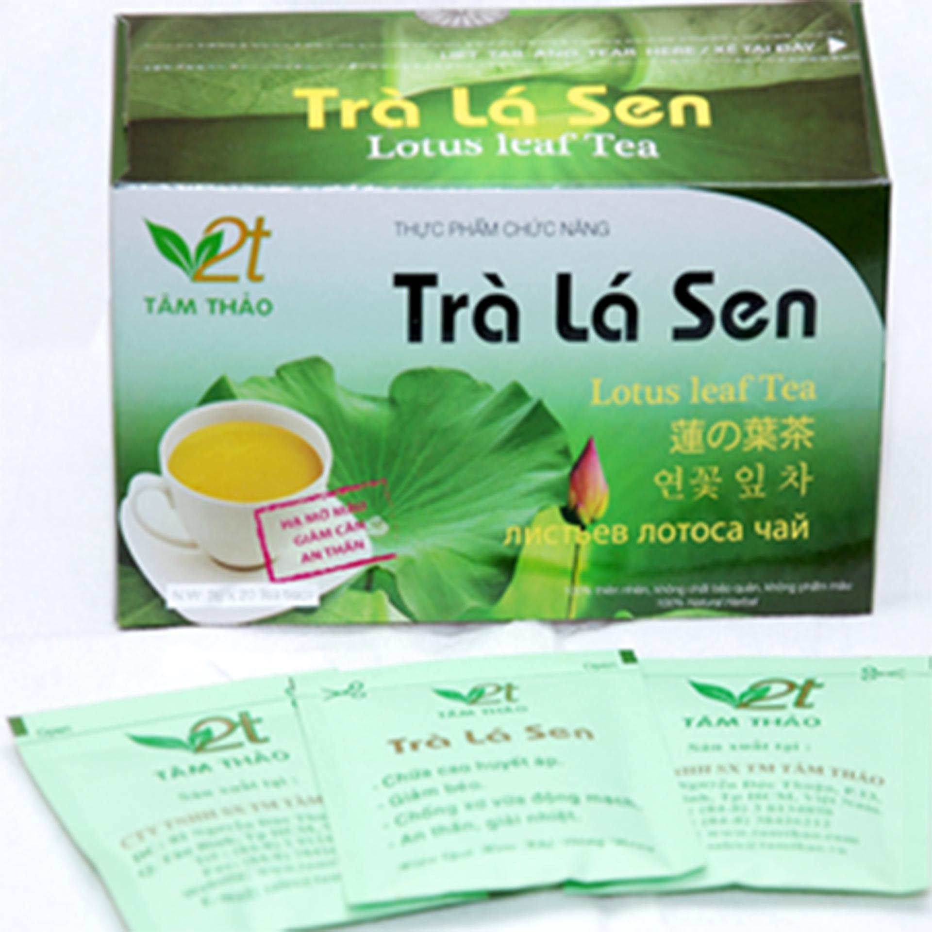 Trà Lá Sen – Giảm Cân, Hạ Mỡ Máu, An Thần
