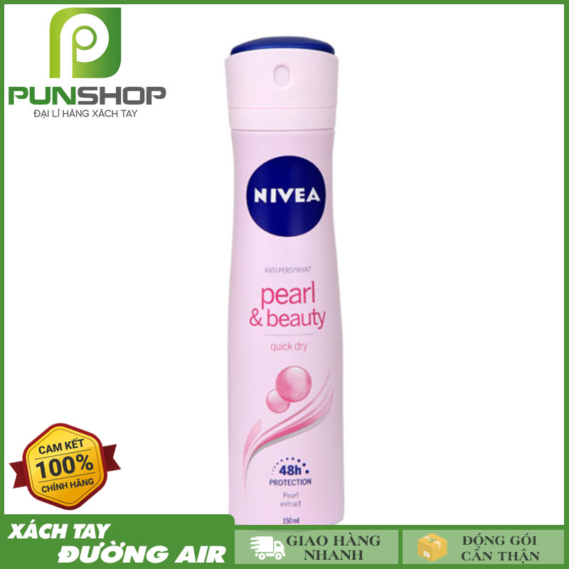 [Hàng Đức] Xịt Khử Mùi Toàn Thân Nivea Cho Nữ 150ml