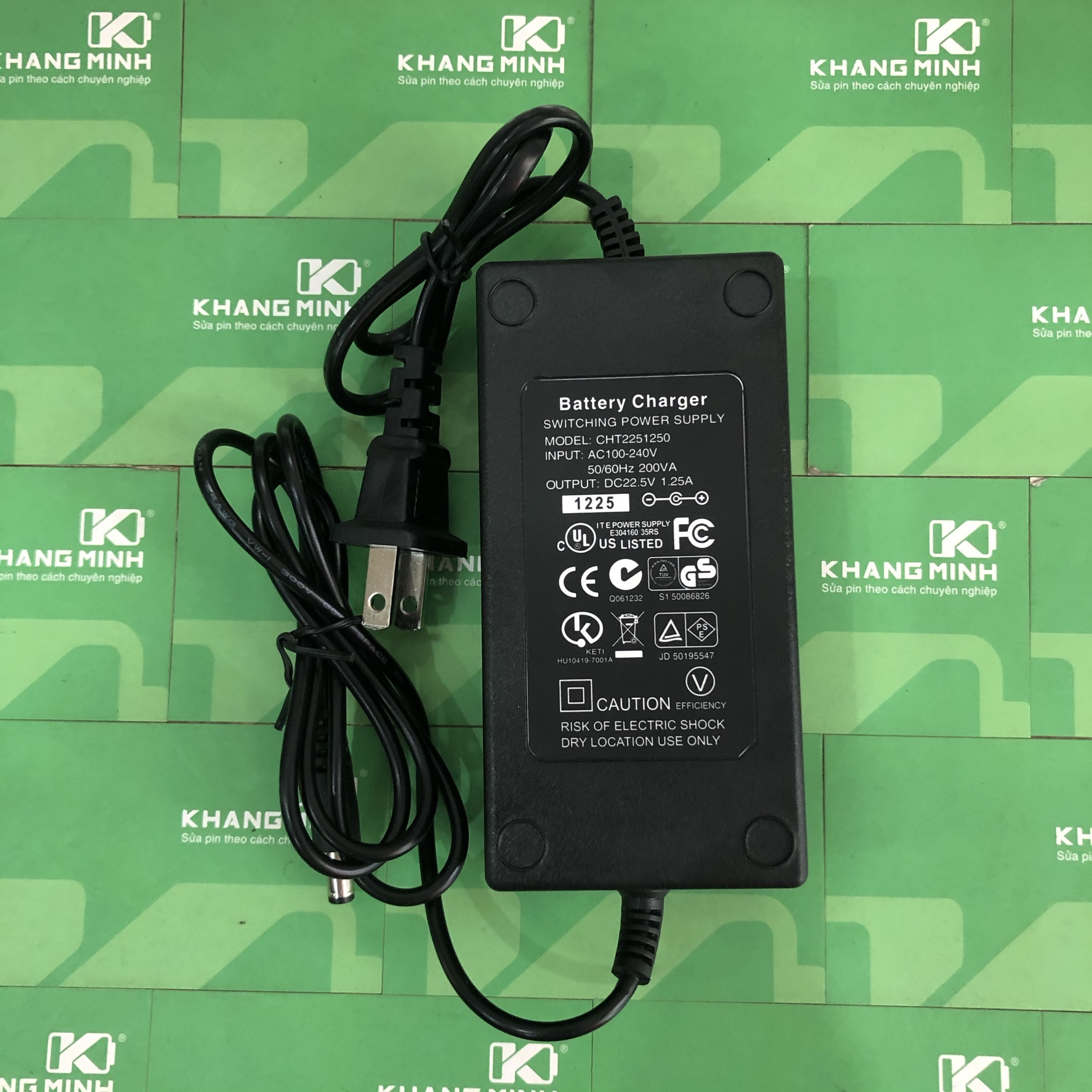 Adaptor sạc 22.5V 1.25A, dùng cho robot hút bụi iRobot Roomba