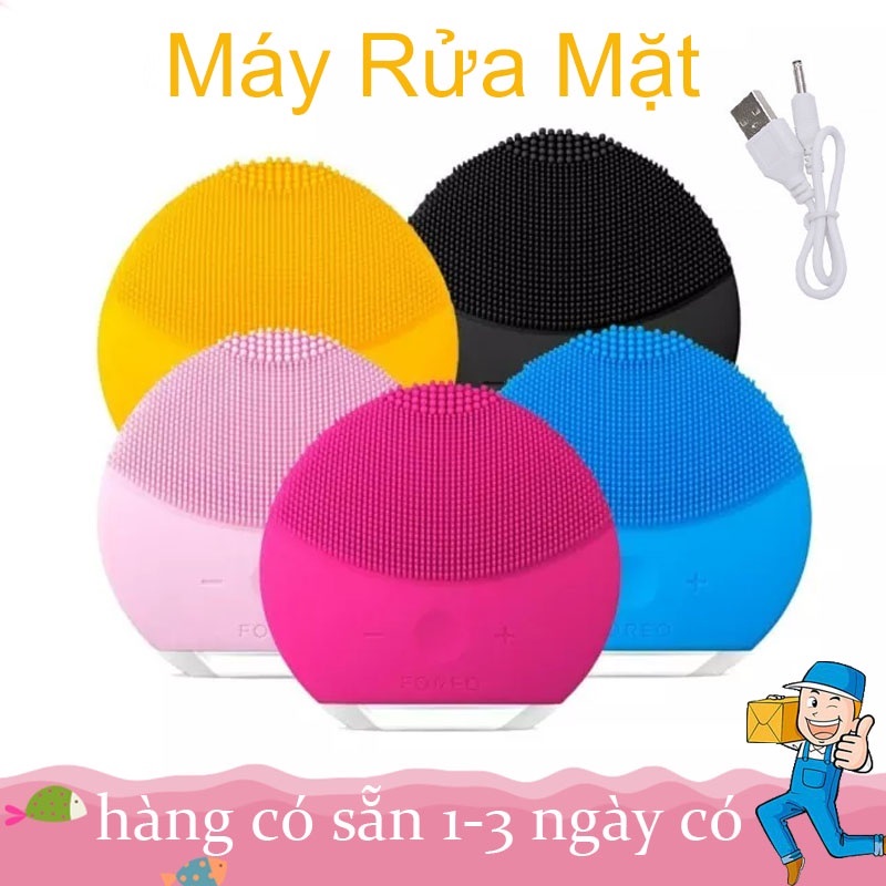 Máy Rửa Mặt Massage Bằng Silicon Forever tích hợp chức năng massage giúp thẩm thấu nhanh, đem lại độ mịn màng và se khít cho làn da mặt.